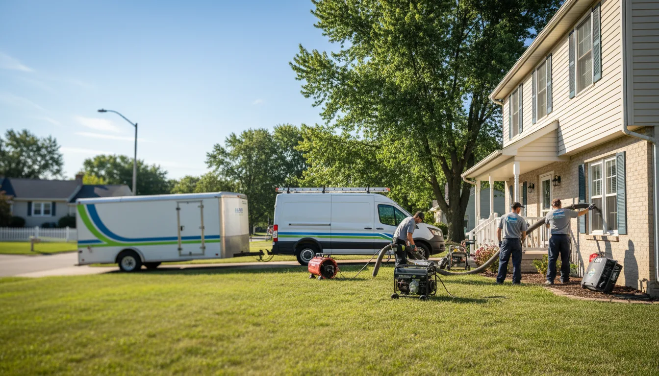 Flooded Basement Restoration And Cleanup With Repair in Onondaga, MI near me